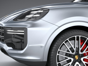 Porsche Cayenne Turbo E-Hybrid Coupe 2024 3D मॉडल