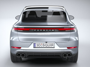 Porsche Cayenne Turbo E-Hybrid Coupe 2024 3D मॉडल