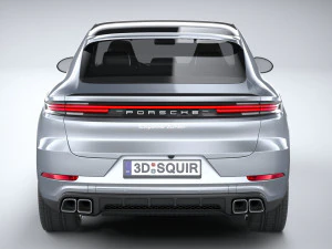 Porsche Cayenne Turbo E-Hybrid Coupe 2024 3D Model