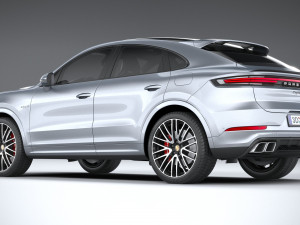 Porsche Cayenne Turbo E-Hybrid Coupe 2024 3D मॉडल
