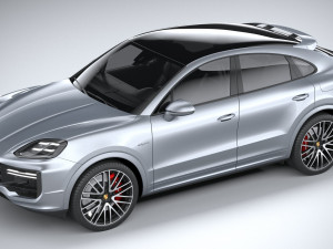 Porsche Cayenne Turbo E-Hybrid Coupe 2024 3D मॉडल