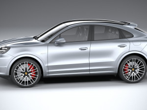 Porsche Cayenne Turbo E-Hybrid Coupe 2024 3D मॉडल