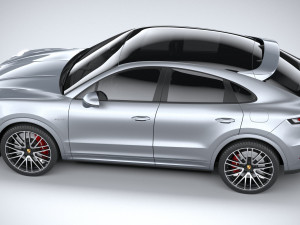 Porsche Cayenne Turbo E-Hybrid Coupe 2024 3D मॉडल