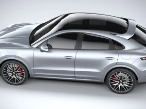 Porsche Cayenne Turbo E-Hybrid Coupe 2024 3D Model