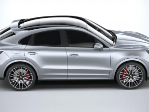 Porsche Cayenne Turbo E-Hybrid Coupe 2024 3D Model