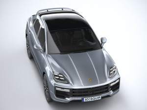 Porsche Cayenne Turbo E-Hybrid Coupe 2024 3D मॉडल