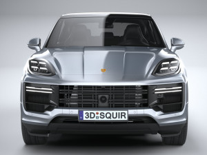 Porsche Cayenne Turbo E-Hybrid Coupe 2024 3D मॉडल