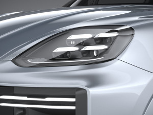 Porsche Cayenne Turbo E-Hybrid Coupe 2024 3D मॉडल