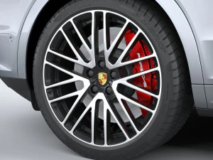 Porsche Cayenne Turbo E-Hybrid Coupe 2024 3D Model