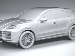 Porsche Cayenne Turbo E-Hybrid Coupe 2024 3D मॉडल