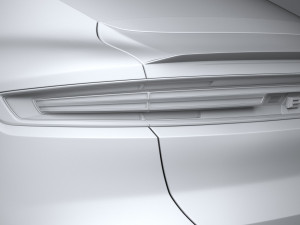 Porsche Cayenne Turbo E-Hybrid Coupe 2024 3D मॉडल