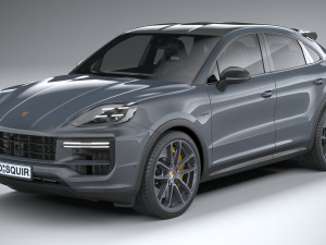 Porsche Cayenne Turbo E-Hybrid Coupe GT Package 2024 Modelo 3D