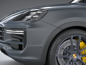 Porsche Cayenne Turbo E-Hybrid Coupe GT Package 2024 Modelo 3D