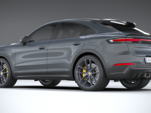 Porsche Cayenne Turbo E-Hybrid Coupe GT Package 2024 Modelo 3D