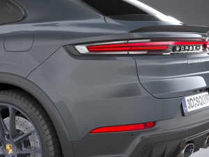 Porsche Cayenne Turbo E-Hybrid Coupe GT Package 2024 Modelo 3D