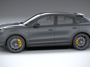 Porsche Cayenne Turbo E-Hybrid Coupe GT Package 2024 Modelo 3D