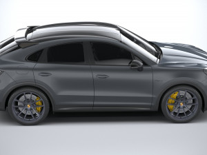 Porsche Cayenne Turbo E-Hybrid Coupe GT Package 2024 Modelo 3D
