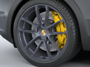 Porsche Cayenne Turbo E-Hybrid Coupe GT Package 2024 Modelo 3D