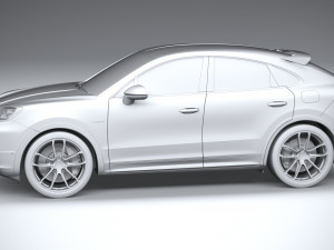 Porsche Cayenne Turbo E-Hybrid Coupe GT Package 2024 Modelo 3D