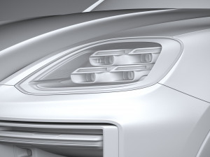Porsche Cayenne Turbo E-Hybrid Coupe GT Package 2024 Modelo 3D