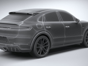 Porsche Cayenne Turbo E-Hybrid Coupe GT Package 2024 Modelo 3D