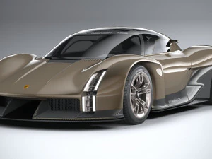 Porsche Mission X Concept 2023 3D Model