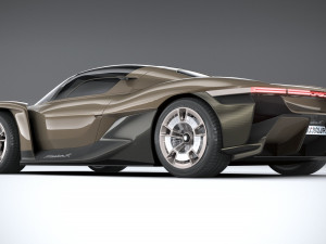 Porsche Mission X Concept 2023 3D Model