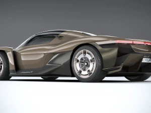 Porsche Mission X Concept 2023 3D Model