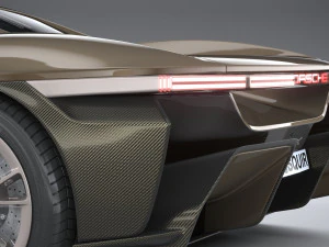 Porsche Mission X Concept 2023 3D Model