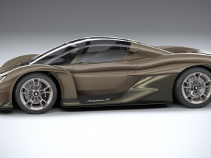 Porsche Mission X Concept 2023 3D Model