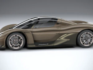 Porsche Mission X Concept 2023 3D Model