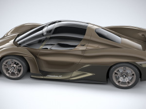 Porsche Mission X Concept 2023 3D Model