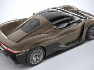 Porsche Mission X Concept 2023 3D Model