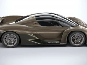 Porsche Mission X Concept 2023 3D Model