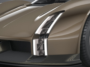 Porsche Mission X Concept 2023 3D Model