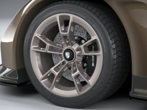 Porsche Mission X Concept 2023 3D Model
