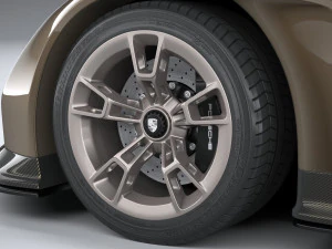 Porsche Mission X Concept 2023 3D Model