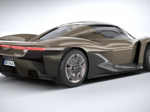Porsche Mission X Concept 2023 3D Model