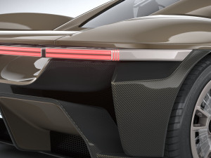 Porsche Mission X Concept 2023 3D Model