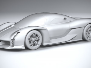 Porsche Mission X Concept 2023 3D Model