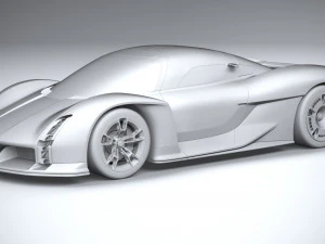 Porsche Mission X Concept 2023 3D Model