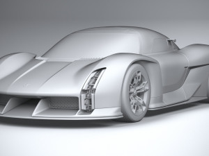 Porsche Mission X Concept 2023 3D Model