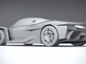Porsche Mission X Concept 2023 3D Model