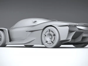 Porsche Mission X Concept 2023 3D Model