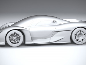 Porsche Mission X Concept 2023 3D Model