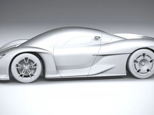 Porsche Mission X Concept 2023 3D Model