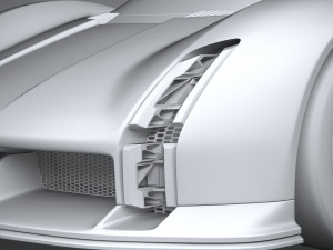Porsche Mission X Concept 2023 3D Model
