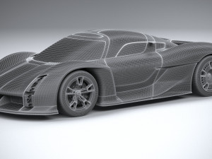 Porsche Mission X Concept 2023 3D Model