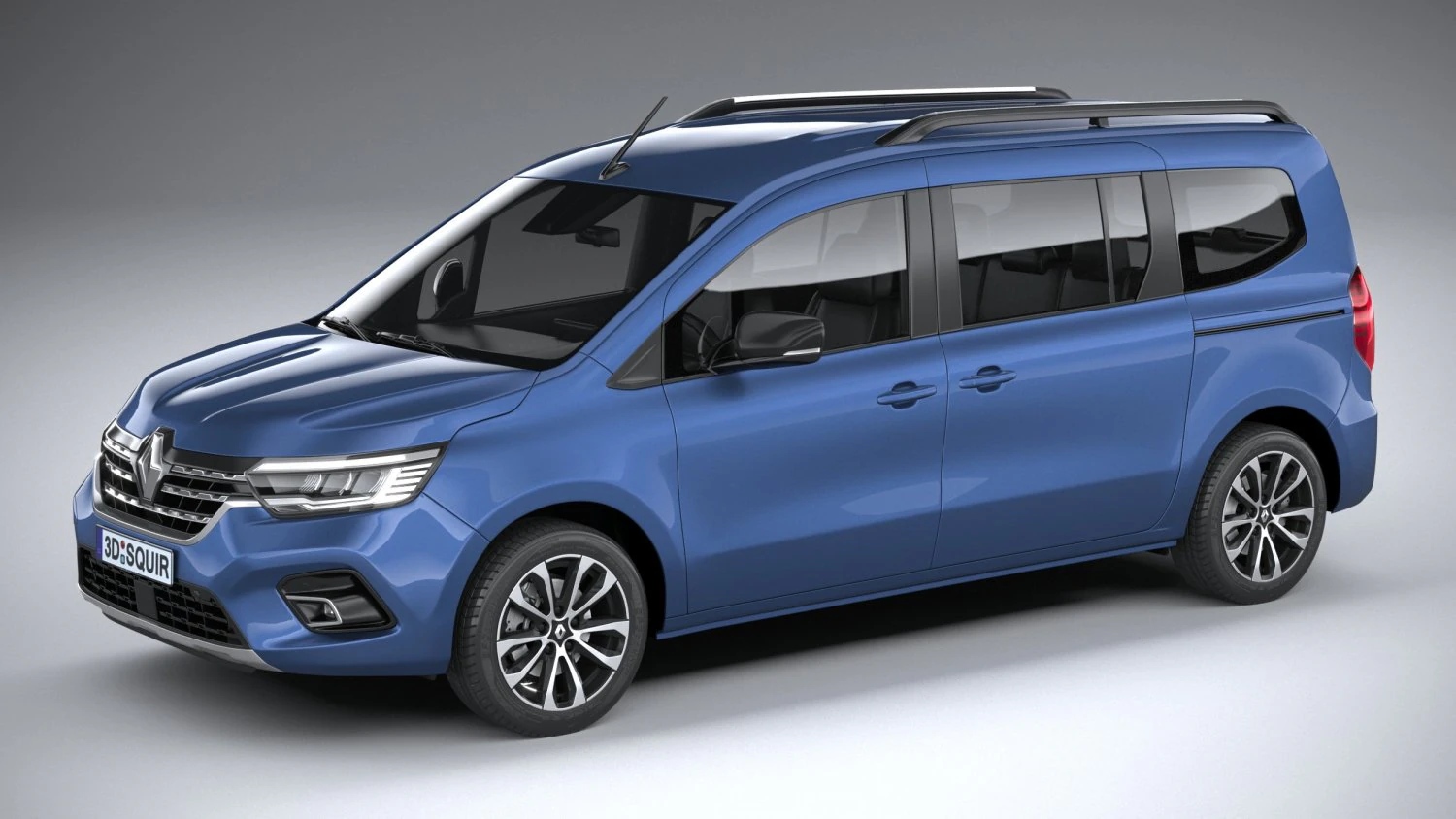 Renault Grand Kangoo 2024 3D Model .c4d .max .obj .3ds .fbx .stl .blend 
