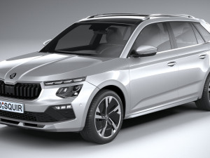Skoda Kamiq 2024 Modelo 3D